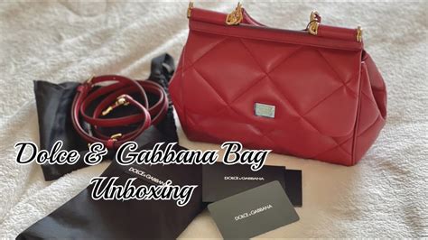 dolce gabbana purse unboxing